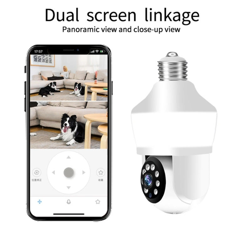 DP43 Bulb-type Motion Tracking Night Vision Smart Camera Supports Voice Intercom, DP43 DP43 Bulb-type Motion Tracking Night Vision Smart Camera Supports Voice Intercom, DP43